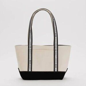 BAGGU X Sandy Liang Small Heavyweight Canvas Tote Bag In Black NWOT Emoji Print!